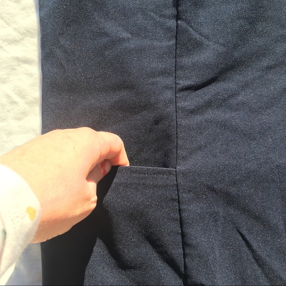 SALE 3 for $15 Navy Dress with pockets - Picture 2 of 3